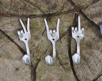 Peace x Fork You x Rock On Special Collector set 3 Silverware Coat Hooks