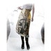 Linen Skirt PELLAVA Soturi Indie couture Art to wear Metropolis Monarch Papillon Butterfly Warrior Fashion Reduced price