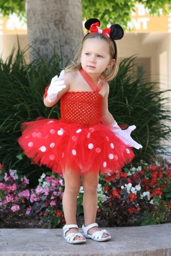 Items similar to Minnie Mouse Tutu Costume on Etsy