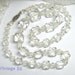 Vintage Necklace Art Deco cubed glass