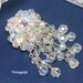 Vintage Brooch Crystal Beaded