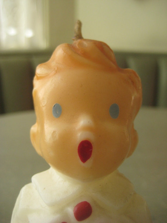 Vintage Gurley Candle Choir Boy Candle Vintage Large Gurley