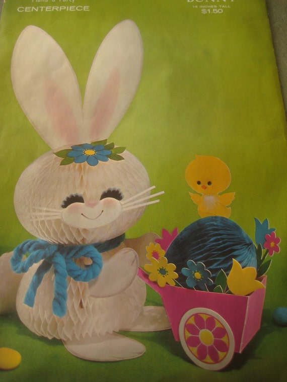 Vintage Easter Centerpiece Hallmark Decoration Easter Decor