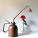 large vintage oil tin metal container only the tin man could love