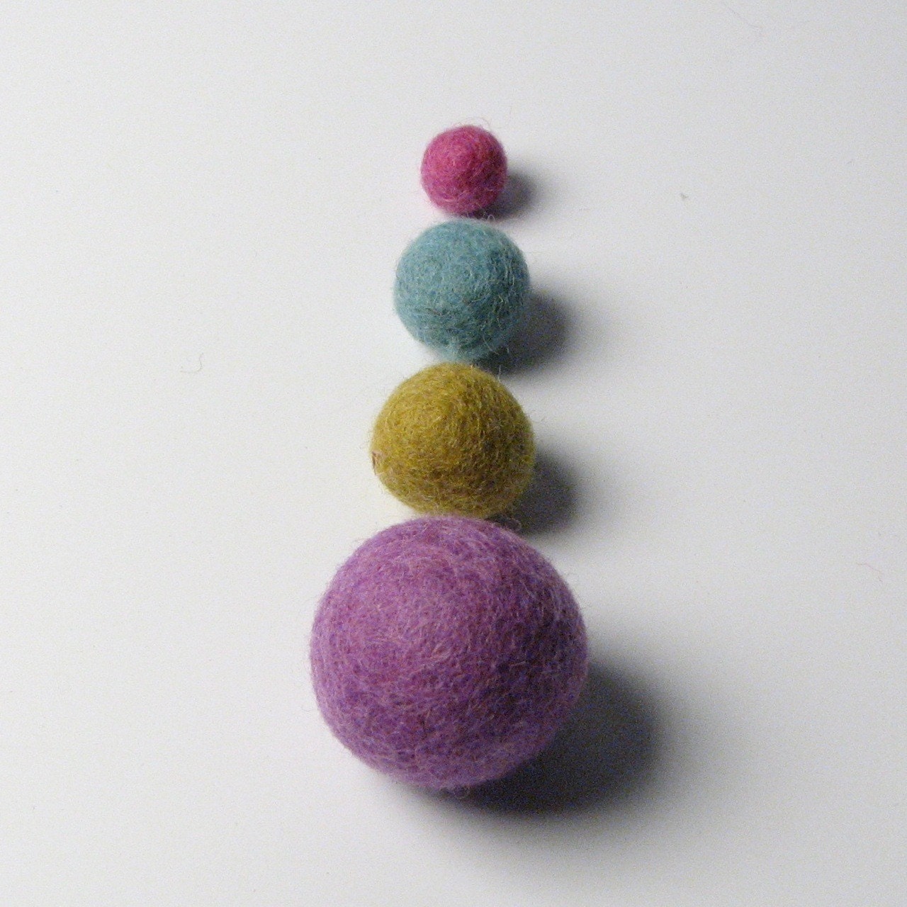 1.5CM Felt Balls/60Piece Autumn Mix by HandBEHGFelts on Etsy