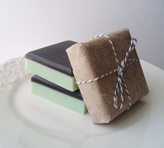 SoapMoroccan Mint Square Bar SoapGlycerin and Goat's