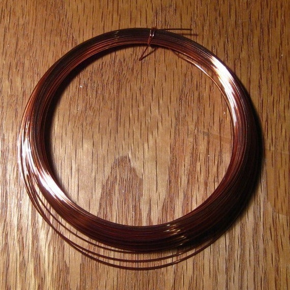 Solid Copper Wire 24 gauge Half Hard High End Round by nottoto