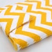 MacBook Air 13 Sleeve Chevron Laptop Sleeve - Corn Yellow / White Zig Zag