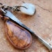 Tiny Treasures-antiqued natural stone necklace