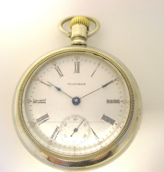 waltham 7 jewel pocket watch