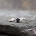 Diamond In The Rough Uncut Diamond Solitaire Engagement Ring - Sterling Silver Ring - Handmade and Designed by A Second Time