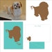 Custom Dog Silhouette Option One Subject