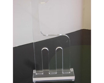 Team Guzzini Plexiglass/Lucite/Acrylic Giraffe Sculpture Vintage 1970s
