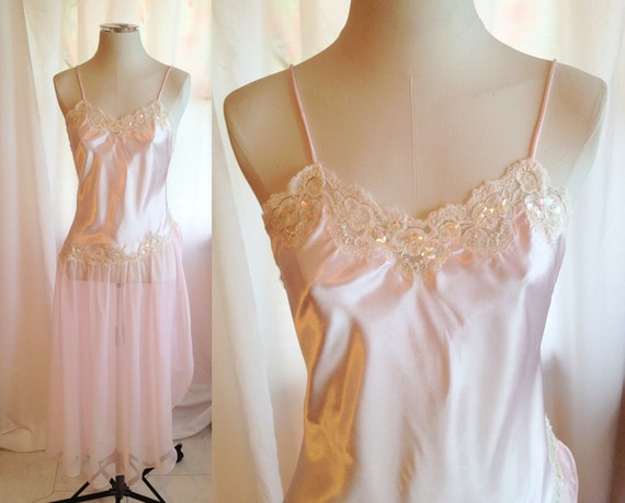 light pink lingerie dress