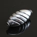 Large Sterling Silver Oval Bali Bead 18mm x 8mm