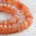 Peach Moonstone Beads 4mm Saucer - 50 beads