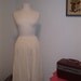 Reserved reserved vintage 1970s GAUZE skirt super neat midi length groovy LOVE