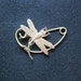 Dragonfly brooch pin Shawlpin Shawl pin