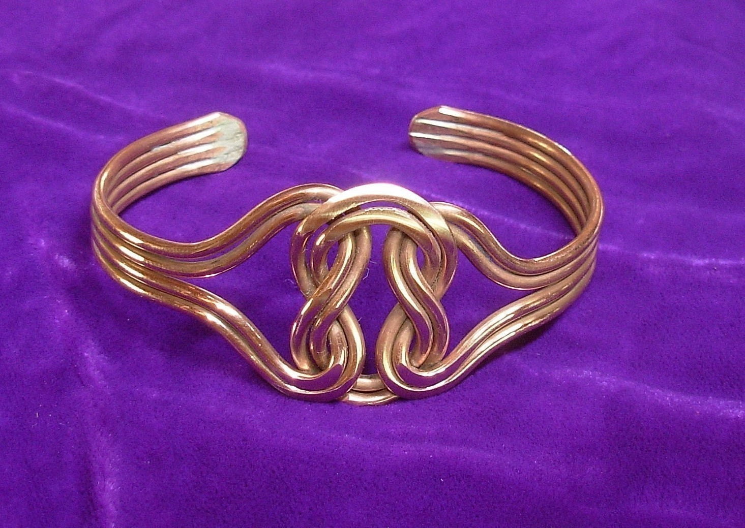 Copper Celtic Knot Bracelet Wellbeing Ancient Magic