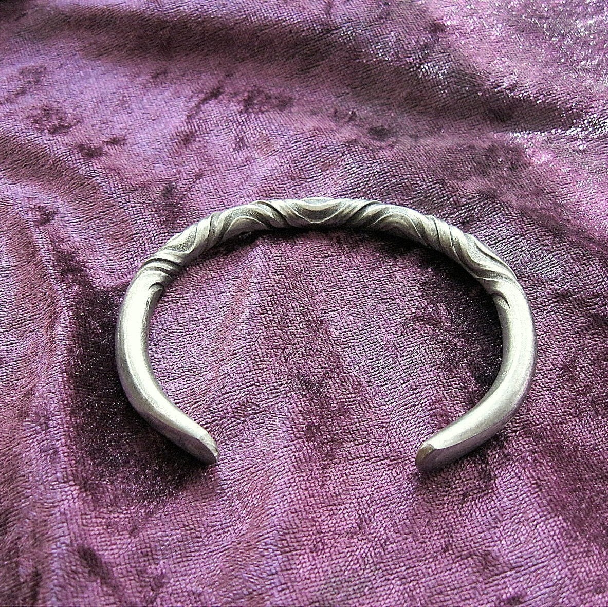 Iron Bracelet men man mens Celtic torc Warrior Blacksmith