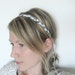 The Braided Headband- Blue, yellow and green bohemian style