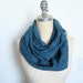 Lace Infinity Scarf in Sapphire