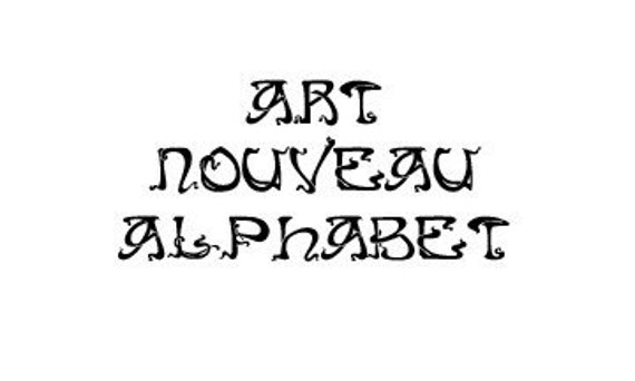to numbers how crochet Filet Instant Art Nouveau Alphabet Cross Download Crochet