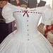 Custom Made Civil War Reproduction Corset for under Hoop Skirt Dress