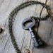The Sentinel. Antique Skeleton Key Necklace.
