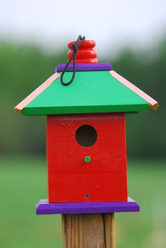 hanging bird house whimsical birdhouses painted bird houses hanging bird house whimsical birdhouses painted bird houses