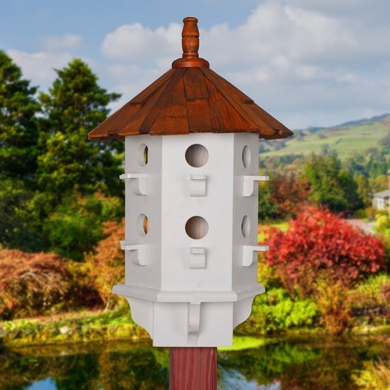 Wooden Bird Houses Hand Painted Birdhouses Purple Martin