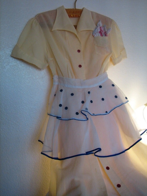 1940's waitress costume