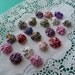 Fabric YoYos, 20 Teeny Tiny YoYos, 5/8 inch YoYos, Handmade YoYos, Miniature Quilts,Sewing Supplies,Embellishments,New Fabric,Vintage Fabric