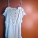 Vintage adorable cream one piece lingerie playsuit
