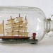 Vintage Miniature Ship In A Glass Bottle