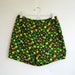 Vintage 1960s cotton high waist floral shorts hot pants