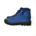 Vintage mens blue canvas lace up ankle boots 42