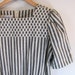 Vintage gray and white pinstriped dress size Medium