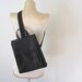 Vintage 90s black side messenger bag or backpack shoulder bag