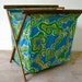 Vintage folding yarn toys magazine storage basket