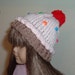 American Girl or 18 inch Doll, Cupcake Hat with bright color sprinkles