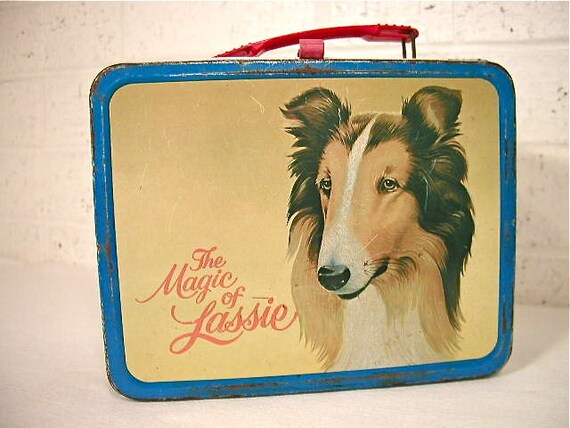 Items similar to Vintage The Magic of Lassie Lunch Box / 1978 on Etsy