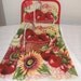 Potholder Topped Apples and Sunflowers Kitchen Towel