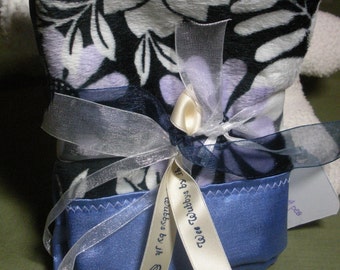 Wee Wubby Set- Floral in blues and violets