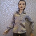 60 CM BJD Boy Doll - Real Guy Clothes Silver Silk Shirt