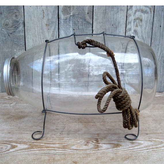 Glass MINNOW TRAP by C. F. Orvis Manchester VT