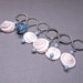 Handmade Stitch Markers - Sea Shells (set of 6/up to size 15) (SM-02)