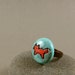 Little Fox Ring - Hand Carved Polymer Clay