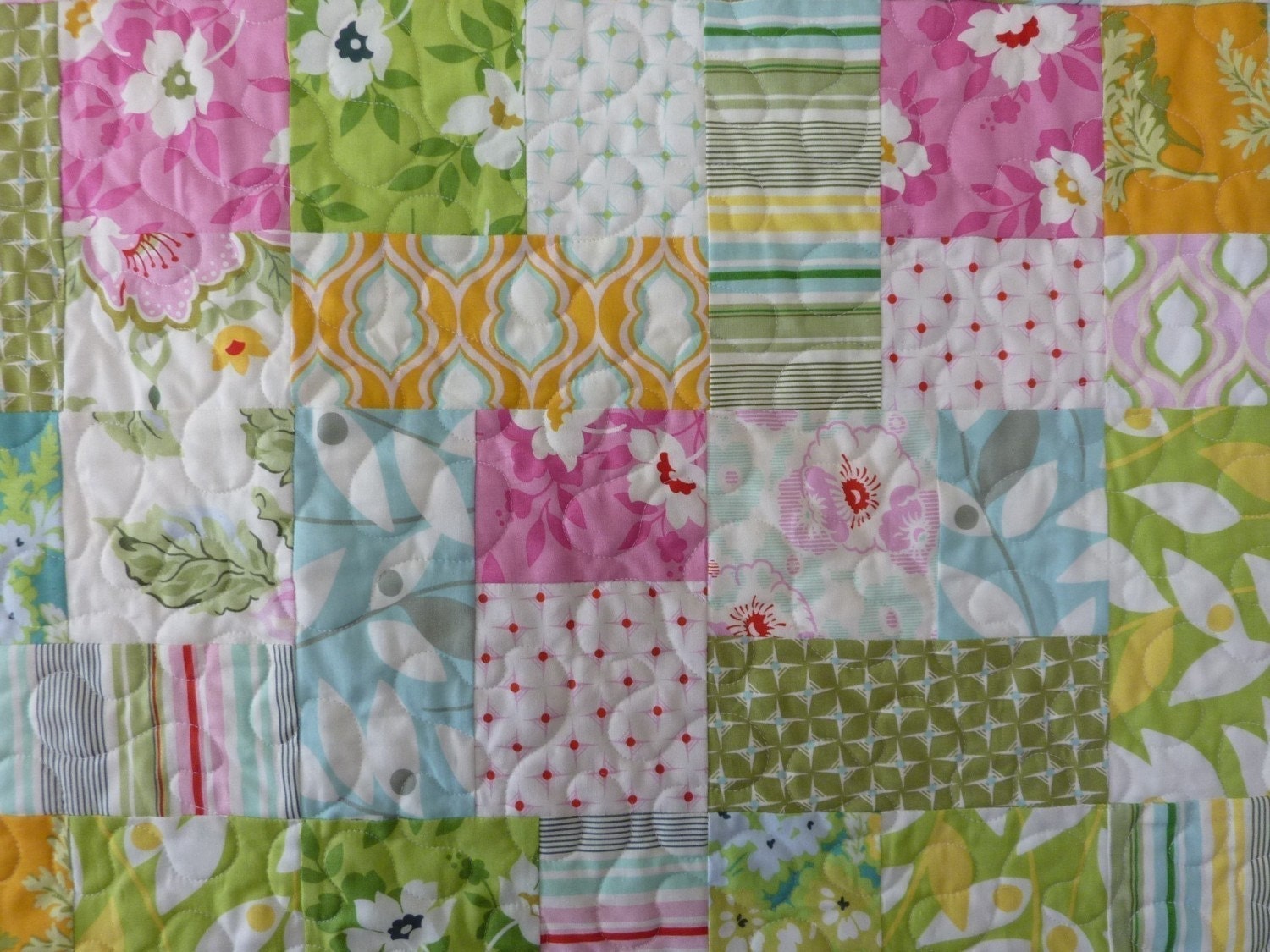 Sweet Baby Blocks Quilt PDF PATTERN Perfect for first time