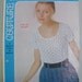 Vintage Crochet Pattern 1970s - Womens Skirt and Top / Bodice Blouse - Barbara Warner Couture Crochet - 70s original pattern